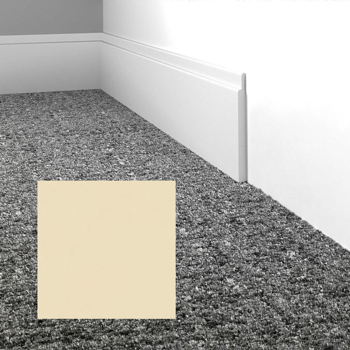 Mohawk - Elemental Edges - 4.5 in. Tilted Edge Rubber Wall Base - Shell