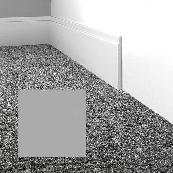 Mohawk - Elemental Edges - 4.5 in. Tilted Edge Rubber Wall Base - Grayish