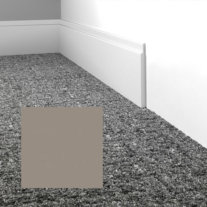 Mohawk - Elemental Edges - 4.5 in. Tilted Edge Rubber Wall Base - Dust