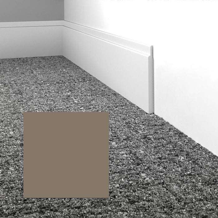 Mohawk - Elemental Edges - 4.5 in. Tilted Edge Rubber Wall Base - Khaki