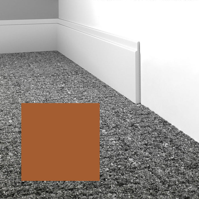 Mohawk - Elemental Edges - 4.5 in. Tilted Edge Rubber Wall Base - Auburn