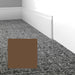 Mohawk - Elemental Edges - 4.5 in. Tilted Edge Rubber Wall Base - Chocolate
