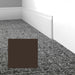 Mohawk - Elemental Edges - 4.5 in. Tilted Edge Rubber Wall Base - Dark Chocolate
