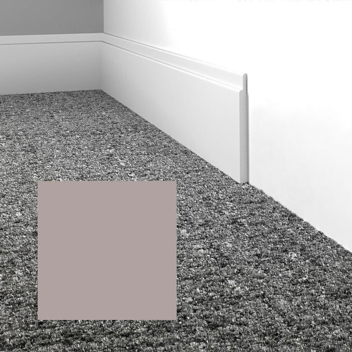 Mohawk - Elemental Edges - 4.5 in. Tilted Edge Rubber Wall Base - Fog