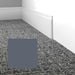 Mohawk - Elemental Edges - 4.5 in. Tilted Edge Rubber Wall Base - Slate
