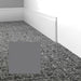 Mohawk - Elemental Edges - 4.5 in. Tilted Edge Rubber Wall Base - Pepper Gray
