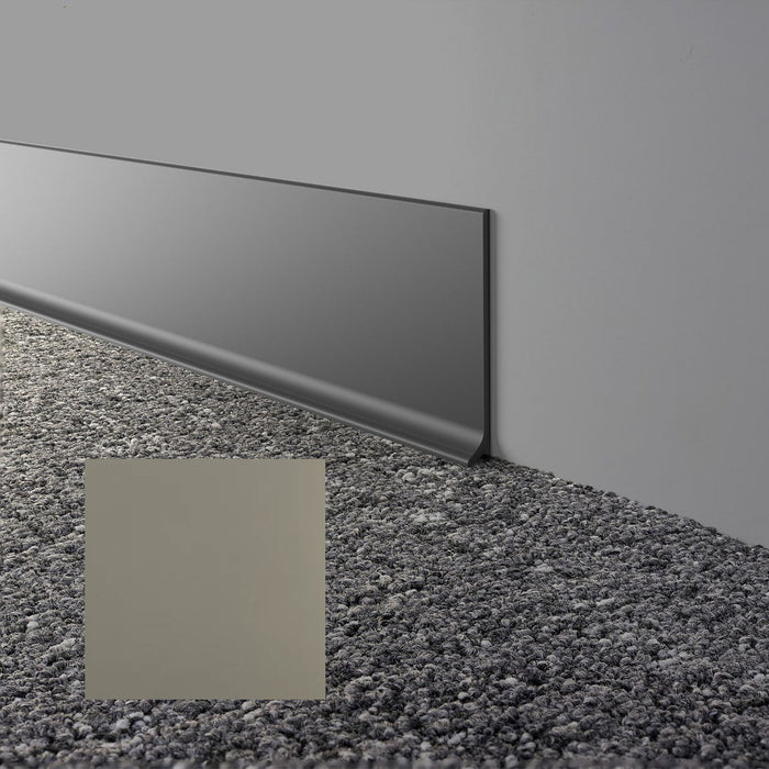 Mohawk - Elemental Edges - 4 in. x 120 ft. Cove Rubber Wall Base Rolls - Buff
