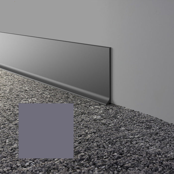 Mohawk - Elemental Edges - 4 in. x 48 in. Cove Rubber Wall Base - Lavender Grey