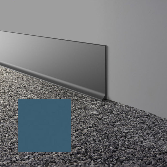 Mohawk - Elemental Edges - 6 in. x 48 in. Cove Rubber Wall Base - Dark Teal