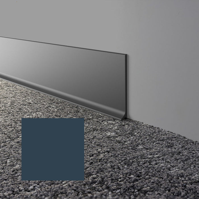Mohawk - Elemental Edges - 4 in. x 48 in. Cove Rubber Wall Base - Storm Blue