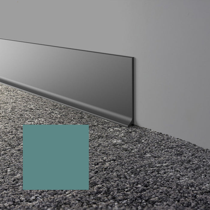 Mohawk - Elemental Edges - 4 in. x 120 ft. Cove Rubber Wall Base Rolls - Cool Mint