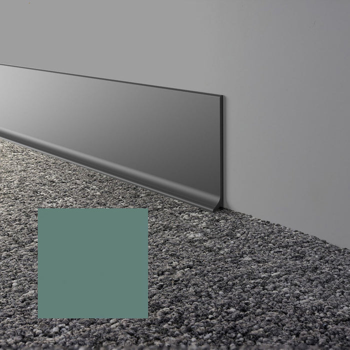 Mohawk - Elemental Edges - 4 in. x 48 in. Cove Rubber Wall Base - Jade