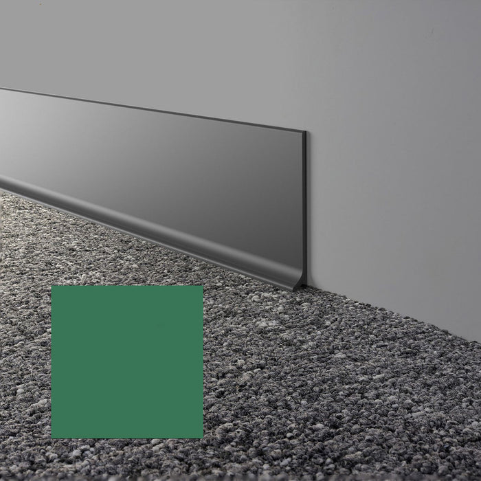 Mohawk - Elemental Edges - 6 in. x 48 in. Cove Rubber Wall Base - Grass