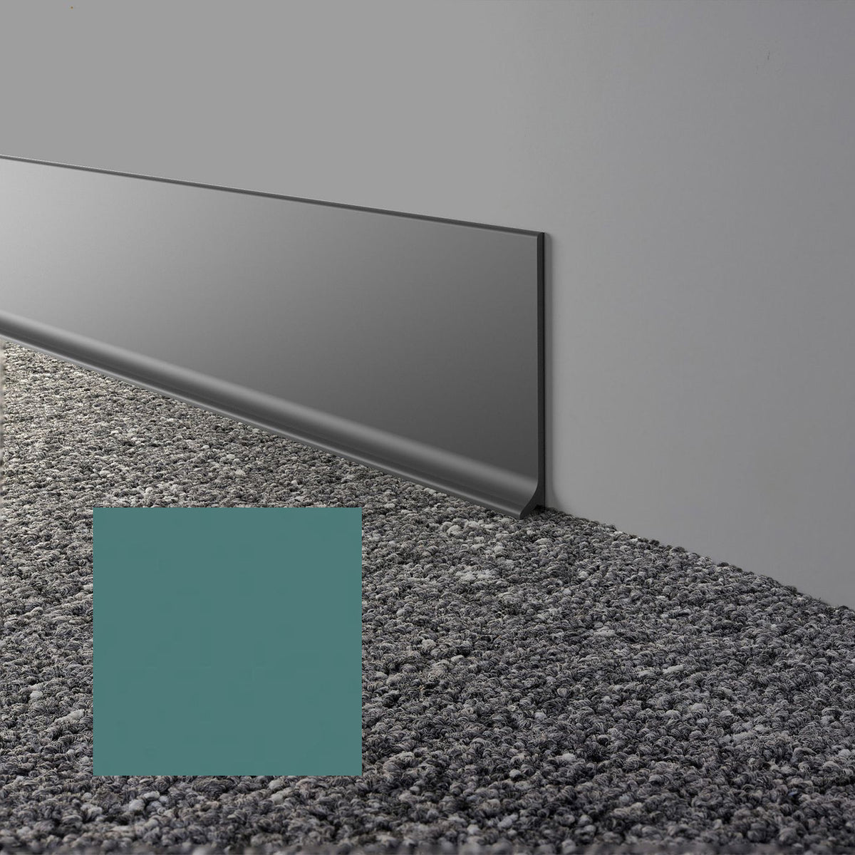 Mohawk - Elemental Edges - 6 in. x 48 in. Cove Rubber Wall Base - Sage