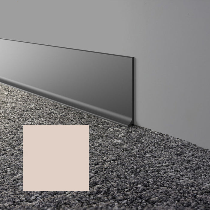Mohawk - Elemental Edges - 6 in. x 48 in. Cove Rubber Wall Base - Dune