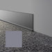 Mohawk - Elemental Edges - 4 in. x 48 in. Cove Rubber Wall Base - Silver Gray
