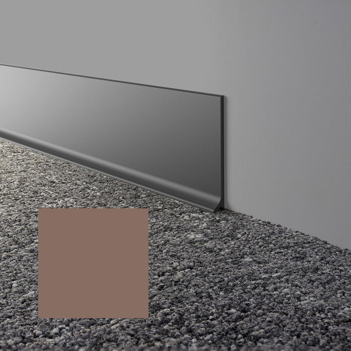 Mohawk - Elemental Edges - 6 in. x 48 in. Cove Rubber Wall Base - Earth
