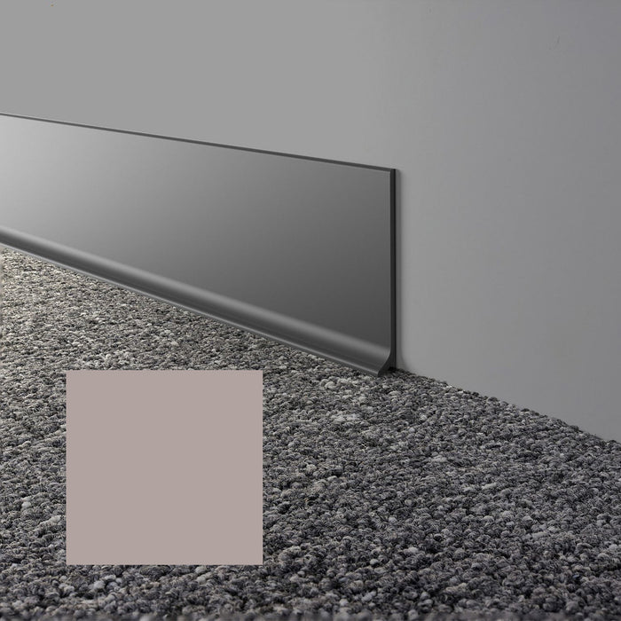 Mohawk - Elemental Edges - 4 in. x 48 in. Cove Rubber Wall Base - Fog