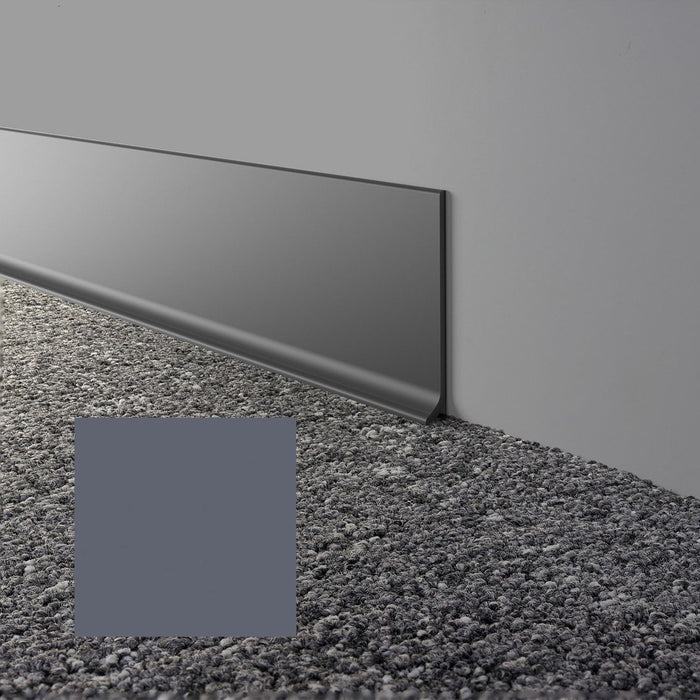Mohawk - Elemental Edges - 4 in. x 48 in. Cove Rubber Wall Base - Slate