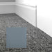 Mohawk - Elemental Edges - 4 in. Crisp Edge Rubber Wall Base - Gunmetal