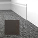Mohawk - Elemental Edges - 4 in. Crisp Edge Rubber Wall Base - Deep Chestnut