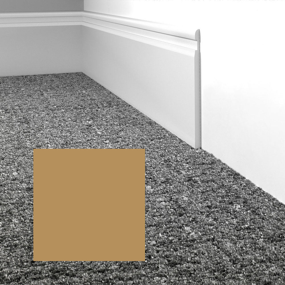 Mohawk - Elemental Edges - 4 in. Crisp Edge Rubber Wall Base - Camel