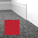 Mohawk - Elemental Edges - 4 in. Crisp Edge Rubber Wall Base - Red