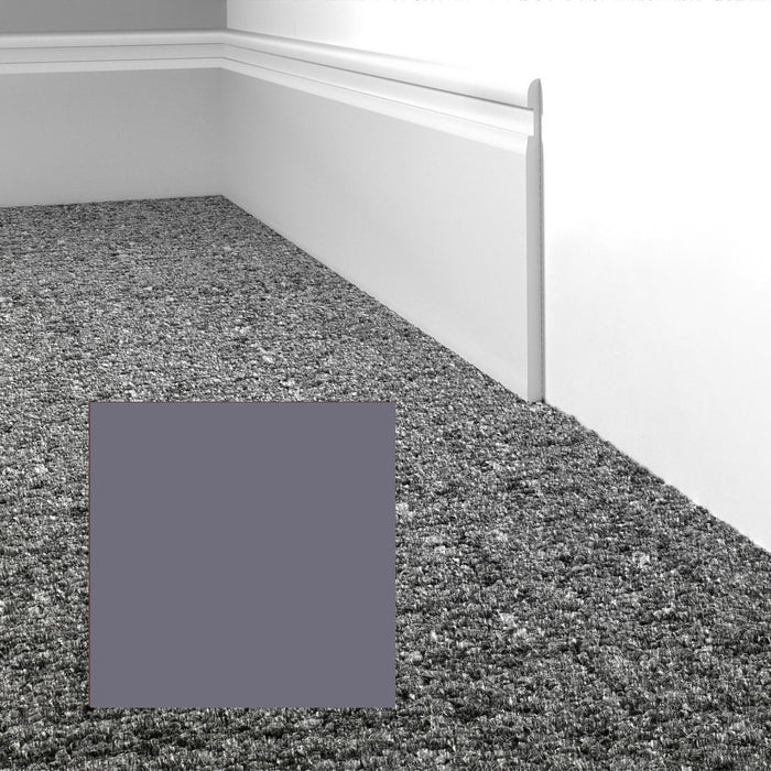 Mohawk - Elemental Edges - 4 in. Crisp Edge Rubber Wall Base - Lavender Grey