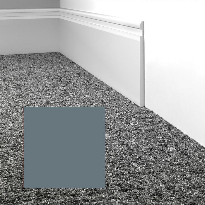 Mohawk - Elemental Edges - 4 in. Crisp Edge Rubber Wall Base - Cloudy