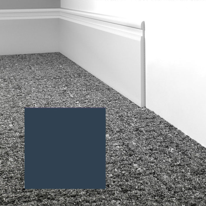 Mohawk - Elemental Edges - 4 in. Crisp Edge Rubber Wall Base - Storm Blue