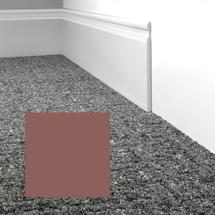 Mohawk - Elemental Edges - 4 in. Crisp Edge Rubber Wall Base - Sable