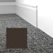 Mohawk - Elemental Edges - 4 in. Crisp Edge Rubber Wall Base - Dark Chocolate
