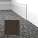 Mohawk - Elemental Edges - 4 in. Crisp Edge Rubber Wall Base - Charcoal Brown