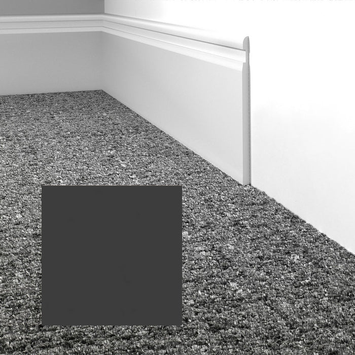 Mohawk - Elemental Edges - 4 in. Crisp Edge Rubber Wall Base - Charcoal