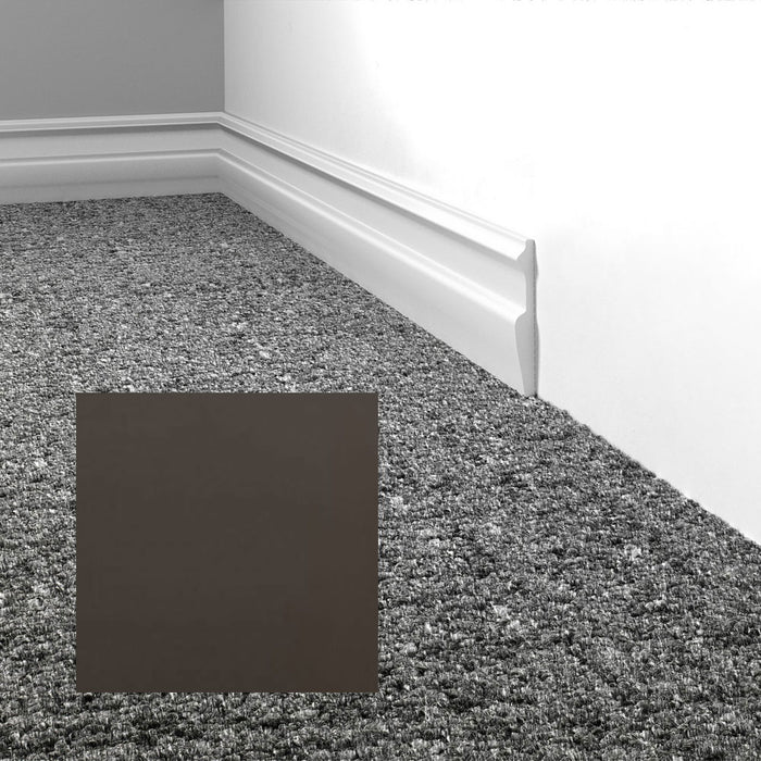 Mohawk - Elemental Edges - 3 in. Edge Lap Rubber Wall Base - Deep Chestnut