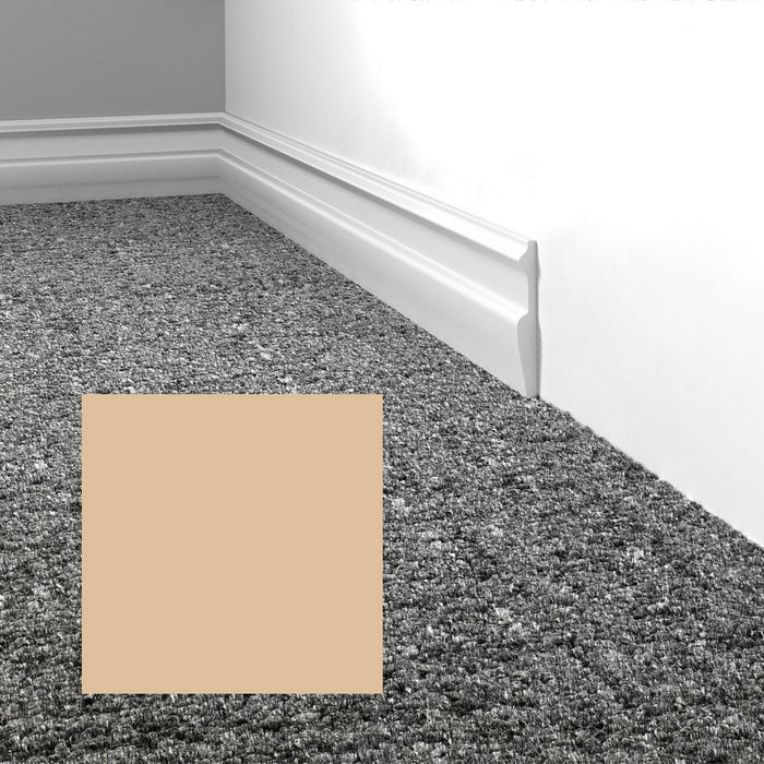 Mohawk - Elemental Edges - 3 in. Edge Lap Rubber Wall Base - Tan