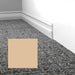 Mohawk - Elemental Edges - 3 in. Edge Lap Rubber Wall Base - Tan