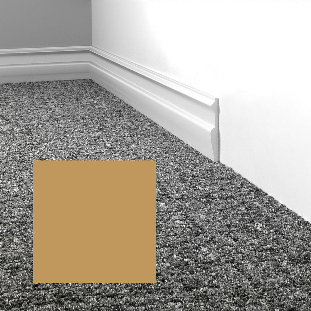 Mohawk - Elemental Edges - 3 in. Edge Lap Rubber Wall Base - Mustard