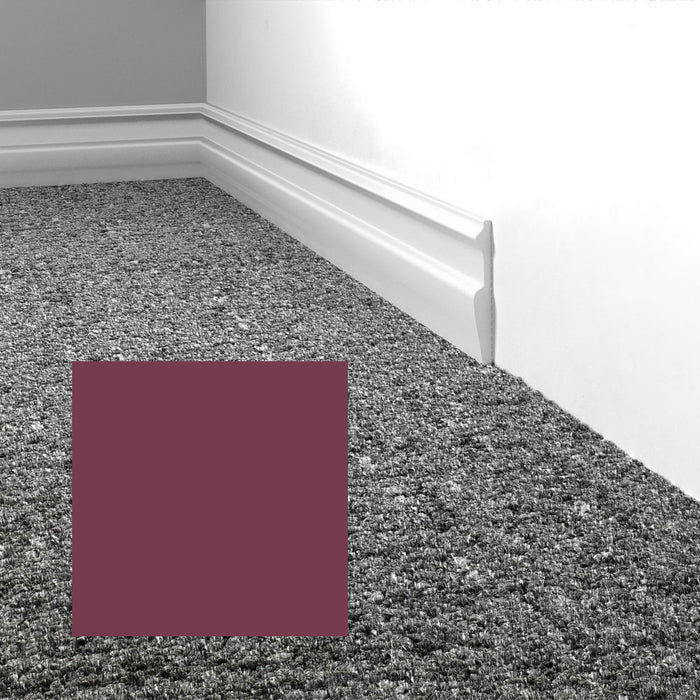 Mohawk - Elemental Edges - 3 in. Edge Lap Rubber Wall Base - Plum