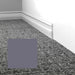 Mohawk - Elemental Edges - 3 in. Edge Lap Rubber Wall Base - Lavender Grey