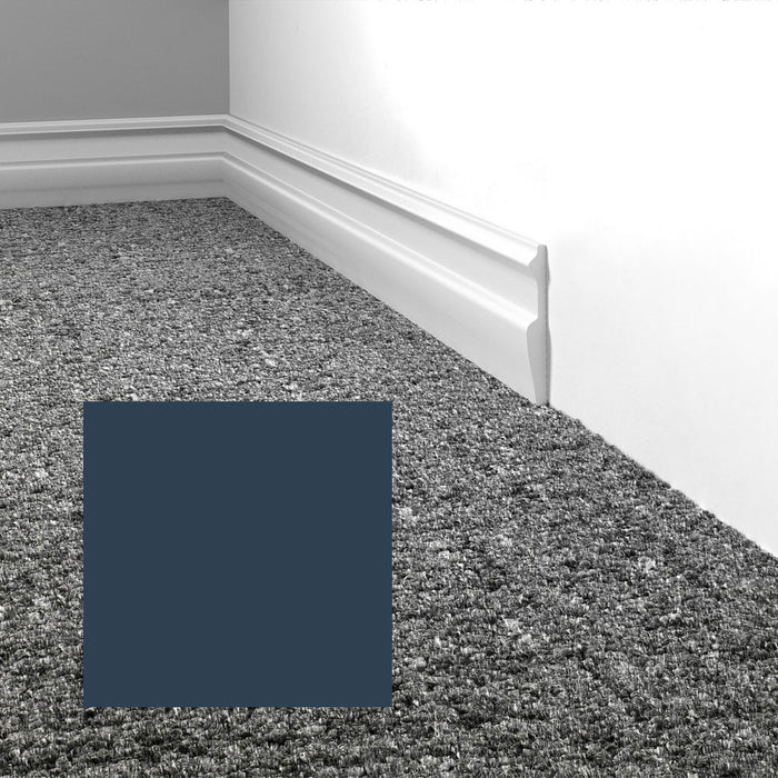 Mohawk - Elemental Edges - 3 in. Edge Lap Rubber Wall Base - Storm Blue