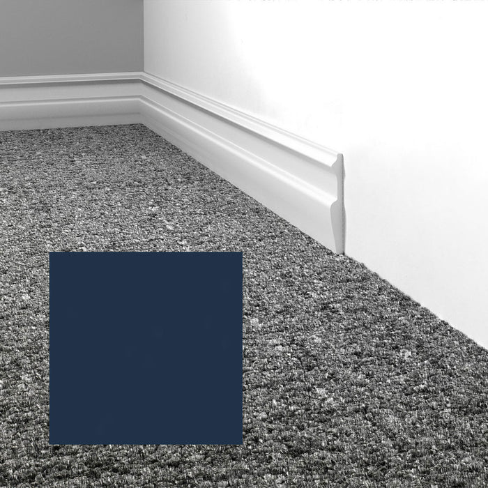 Mohawk - Elemental Edges - 3 in. Edge Lap Rubber Wall Base - Midnight Blue