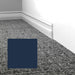 Mohawk - Elemental Edges - 3 in. Edge Lap Rubber Wall Base - Midnight Blue