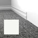 Mohawk - Elemental Edges - 3 in. Edge Lap Rubber Wall Base - White