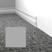 Mohawk - Elemental Edges - 3 in. Edge Lap Rubber Wall Base - Grayish