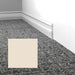 Mohawk - Elemental Edges - 3 in. Edge Lap Rubber Wall Base - Cream