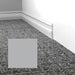 Mohawk - Elemental Edges - 3 in. Edge Lap Rubber Wall Base - Ice Gray