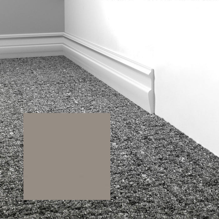 Mohawk - Elemental Edges - 3 in. Edge Lap Rubber Wall Base - Ash Brown