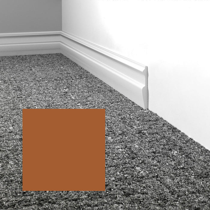Mohawk - Elemental Edges - 3 in. Edge Lap Rubber Wall Base - Auburn