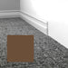 Mohawk - Elemental Edges - 3 in. Edge Lap Rubber Wall Base - Chocolate